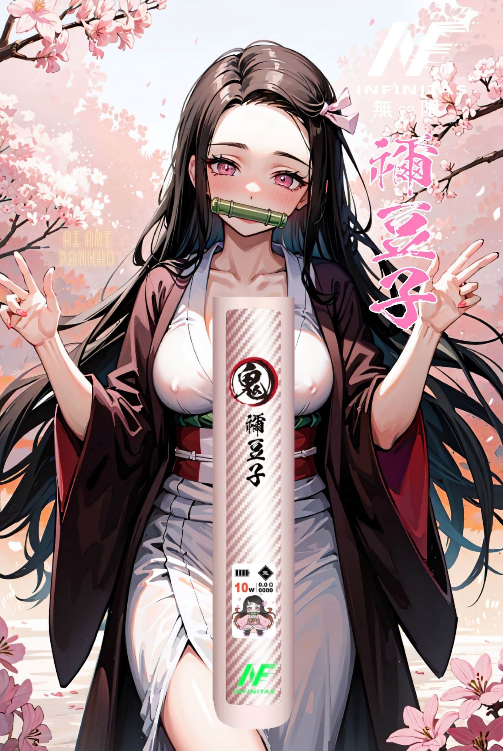 INF 無限六代電子煙主機|鬼滅之刃聯名限定 碳纖維機身 雙檔功率調節:圖片 3