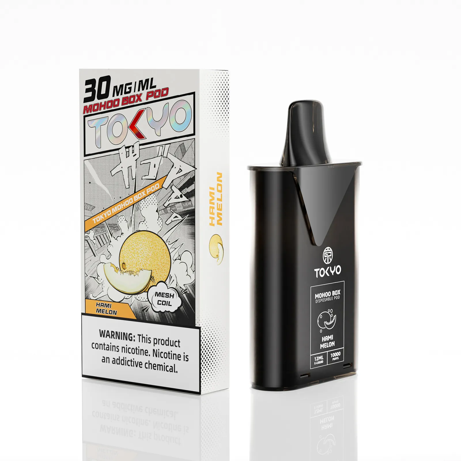 哈密瓜味 東京魔盒電子煙彈 - 沉浸式體驗夏日清甜的哈密瓜風味:圖片 2