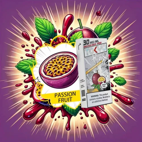 無涼百香果口味 東京魔盒電子煙彈 - 自然果香,無涼感純粹享受