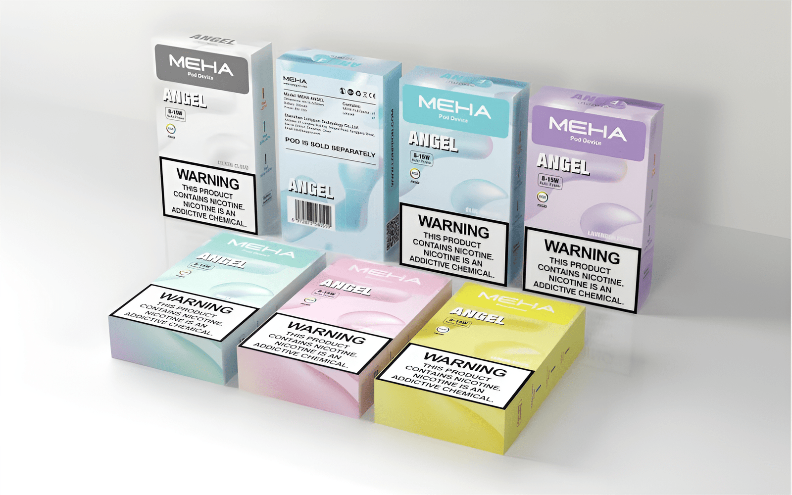 MEHA ANGEL 魅嗨方形五代電子煙主機|買五盒魅嗨五代煙彈送五代主機專機專用:圖片 2