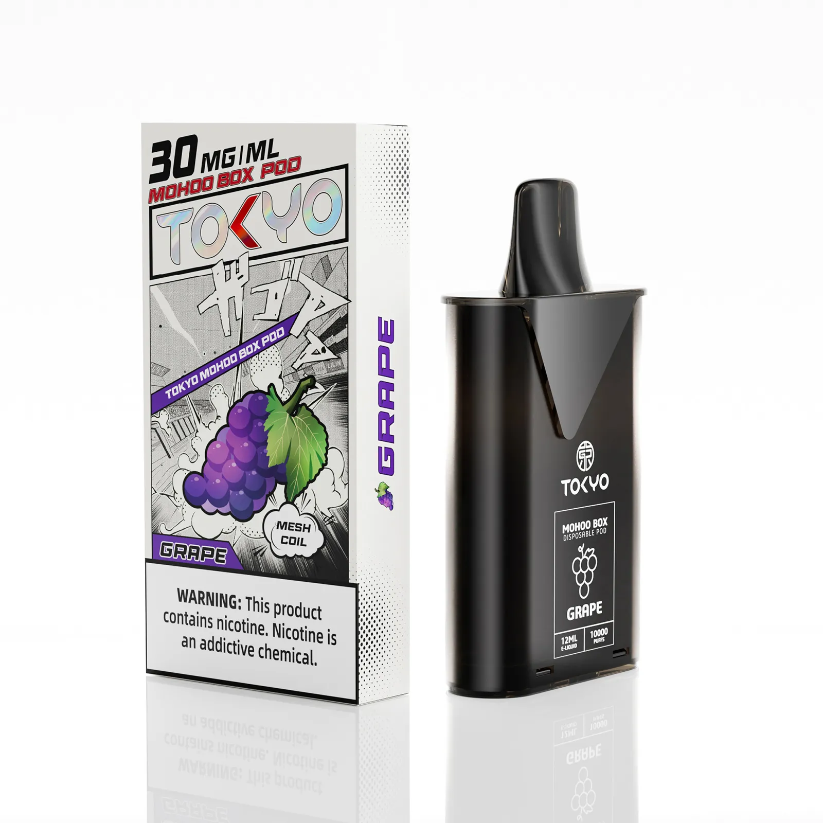 東京魔盒電子煙煙彈 葡萄味 - 鮮甜多汁的紫葡萄香:圖片 2