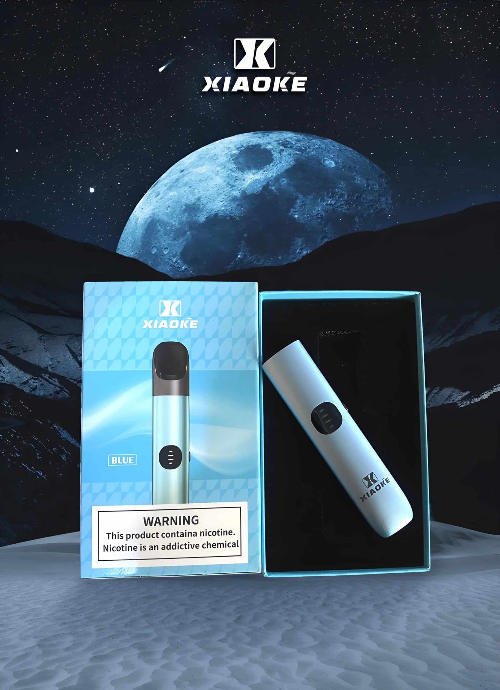 XIAOKE 梟客6代電子煙主機|三檔功率調節・快充長續航|兼容4/5/6代煙彈・炫彩燈效設計:圖片 4