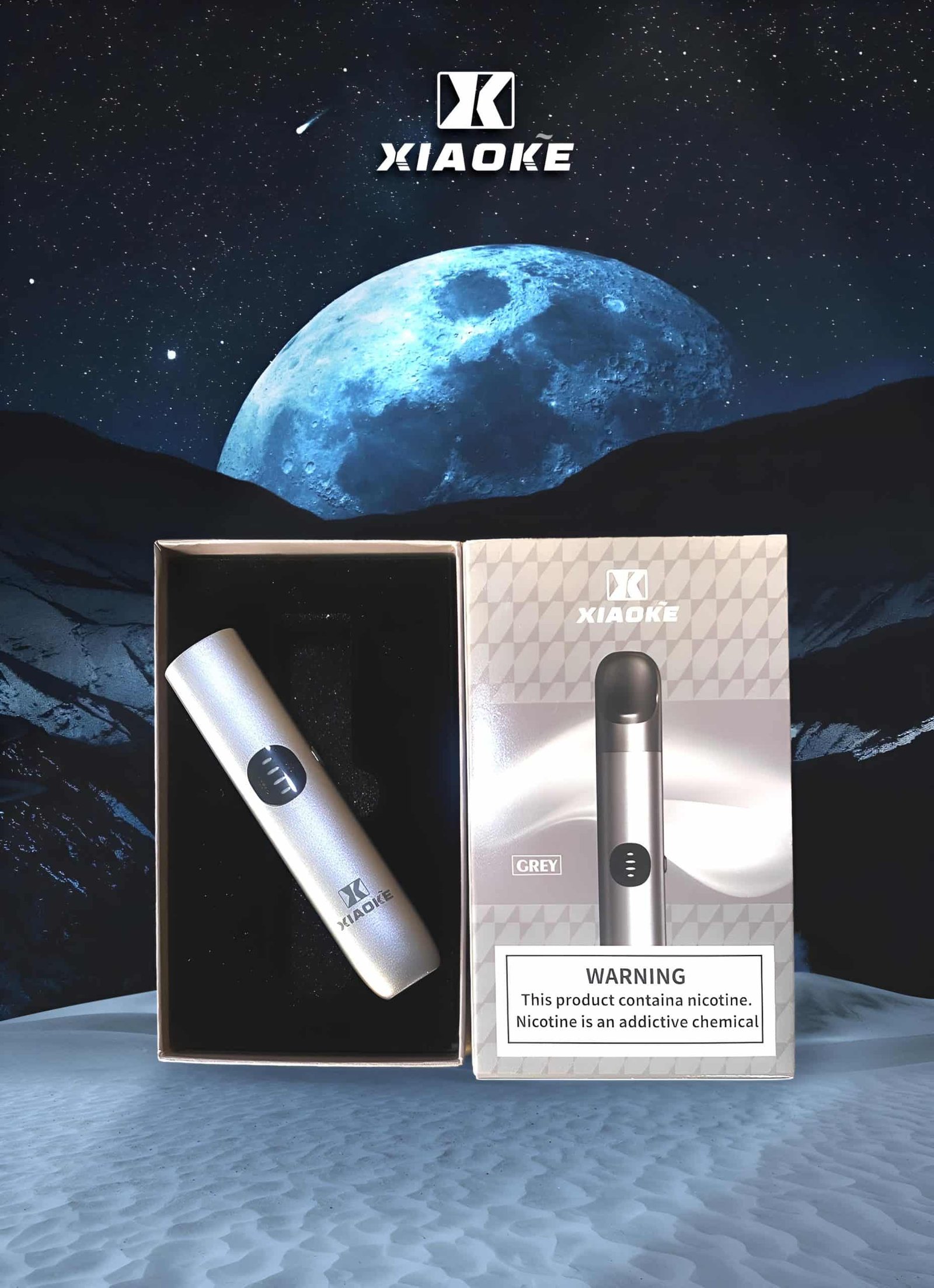 XIAOKE 梟客6代電子煙主機|三檔功率調節・快充長續航|兼容4/5/6代煙彈・炫彩燈效設計:圖片 7